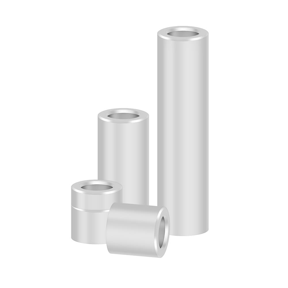 10pcs pièces d'imprimante 3D openbuild entretoise en Aluminium v-slot Isolation colonne pilier séparé quarantaine alésage 5MM Reprap imprimante 3D