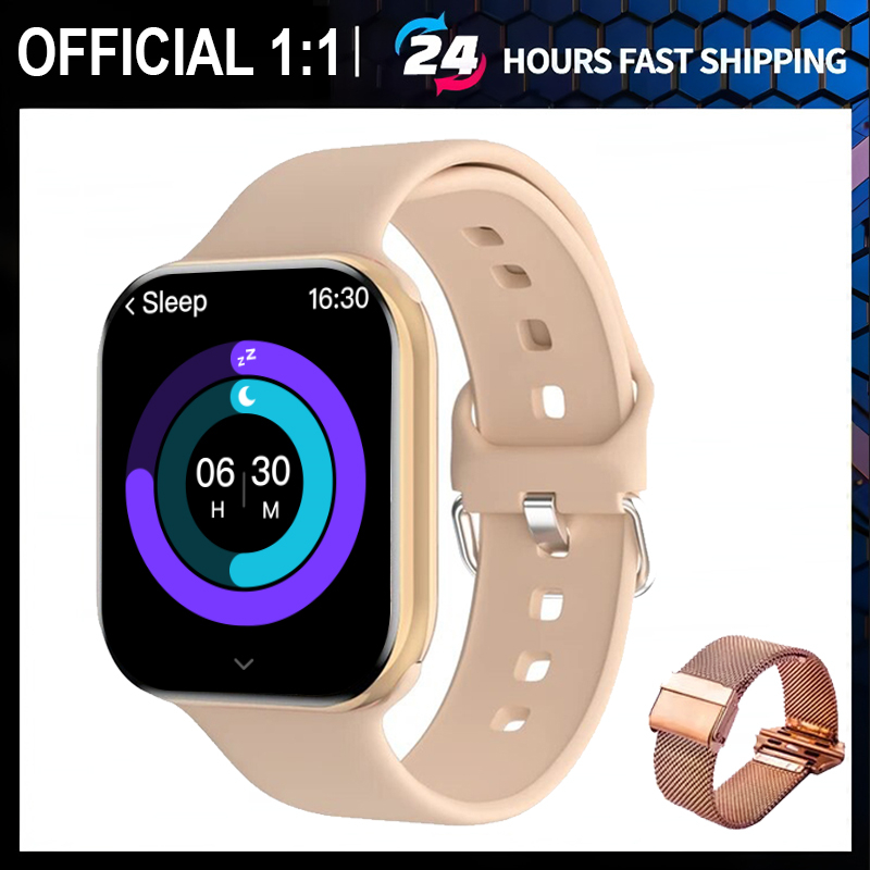 2025 Nuova Serie IW9 Orologio 9 GPS Track Astuto Della Vigilanza Degli Uomini di Donna HD Chiamata Bluetooth IP68 Impermeabile Sport Astuto Della Vigilanza Per Android IOS: Viola