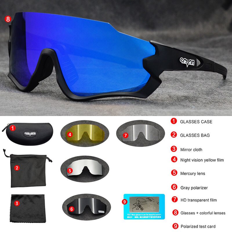 Radfahren Brille Polarisierte MTB Fahrrad Gläser Männer Sport Sonnenbrille 100 Radfahren Brillen Geschwindigkeit verrotten Gafas Ciclismo Radfahren Sonnenbrille