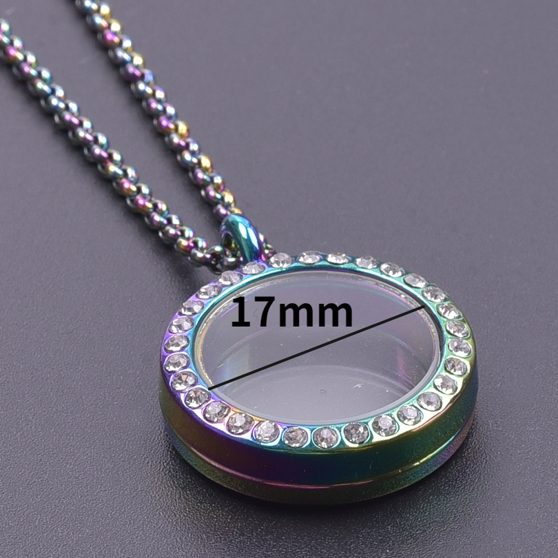 1Pc 25-40mm Clear Ronde Living Foto Medaillon Hanger Kettingen Diy Glas Gedenkteken As Glazen Urn medaillon Vrouwen Collares Sieraden