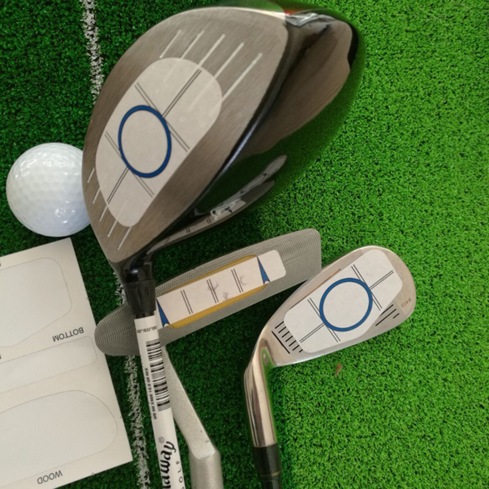Golf Club Target Label Impact Labels Target Sticker Tape Driver Iron Sweet Dot Test Paper Golf Accessories