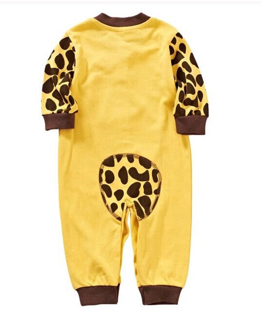 Vêtements de nuit chauds à manches longues pour bébé, motif Animal, tenue de jeu