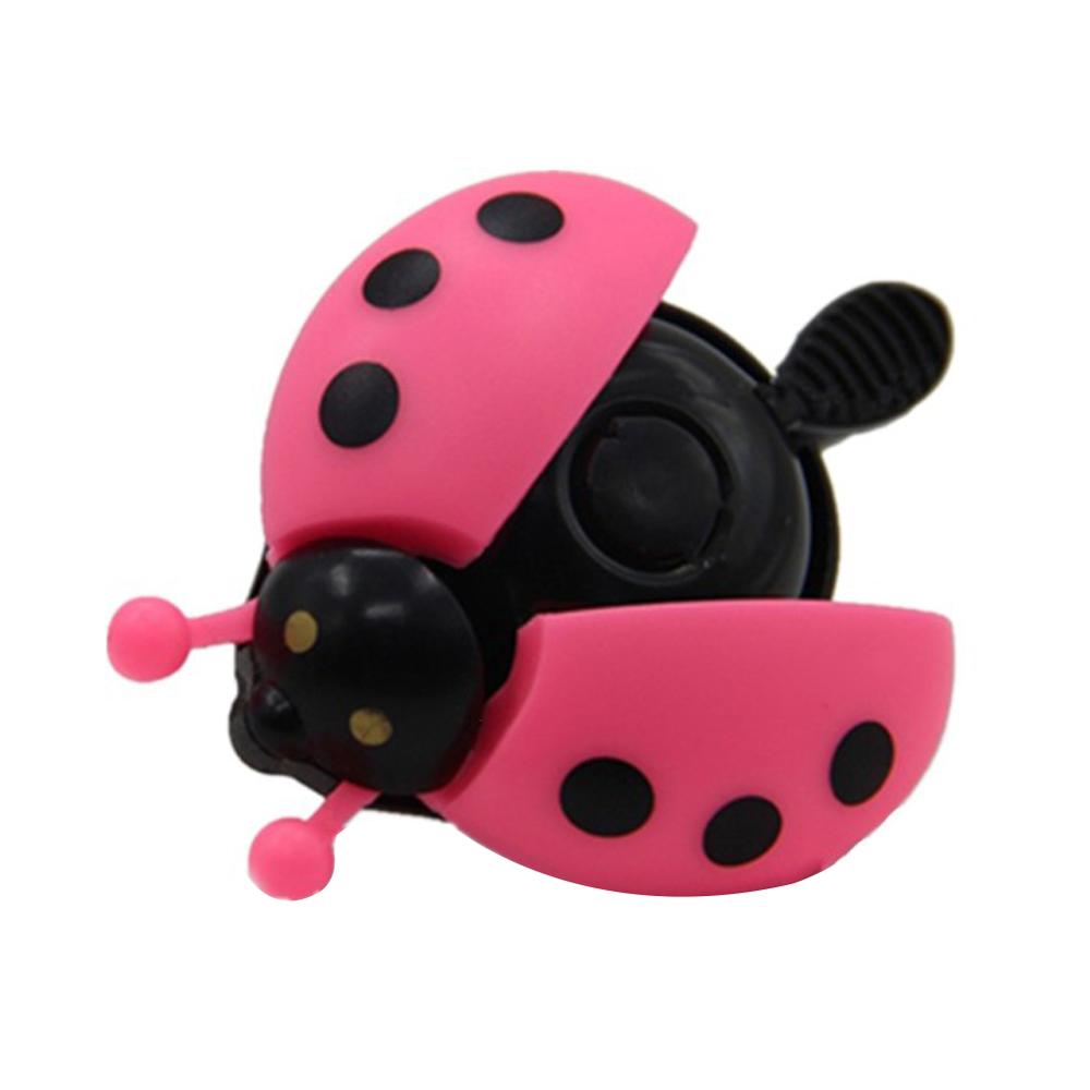 Fietsbel Ring Kever Cartoon Fietsen Bell Mooie Kids Lieveheersbeestje Bell Ring Voor Bike Rijden Hoorn Alarm Fiets Accessoires: Roze