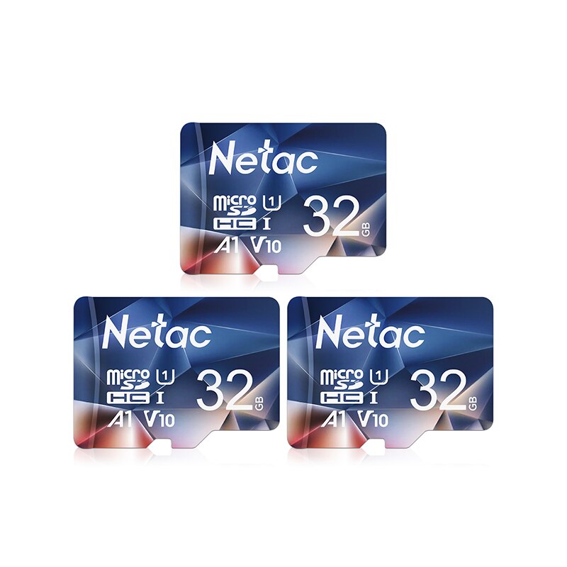 Netac tarjeta de memoria Micro SD 32GB 128GB 64GB 256GB 16GB a 512GB tarjeta Micro SD TF tarjeta de memoria Flash para el teléfono y el ordenador: 32GB 3PCS