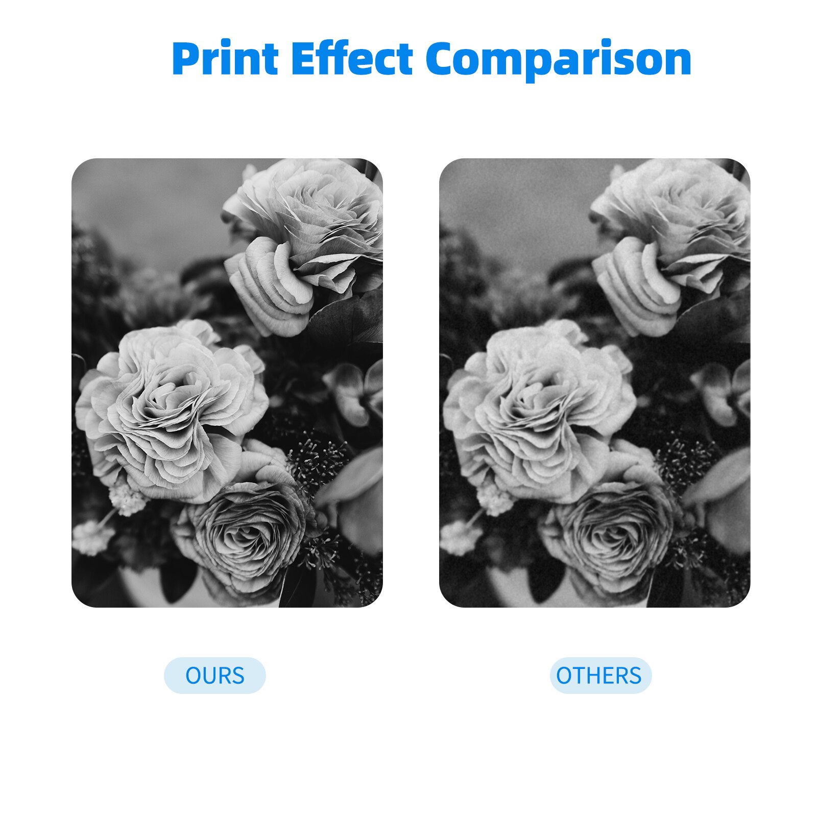 5PCS Color Thermal Paper Roll Set 57x30mm/2.17x1.18in Photo Picture Receipt Memo Printing for Peripage/Paperang Pocket Printer