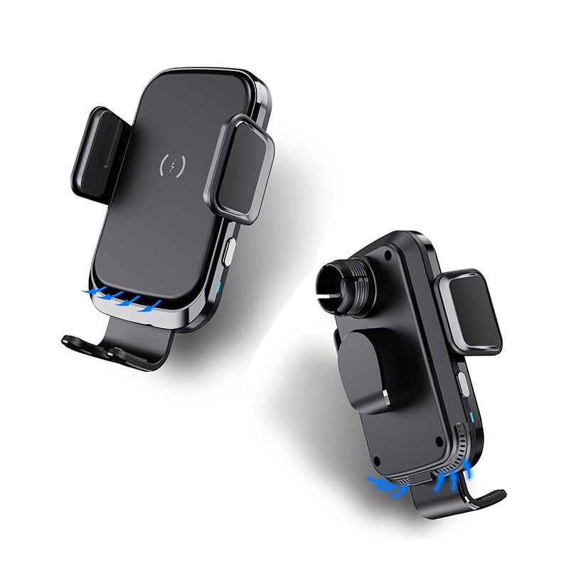 15W QI praktisch halterung Auto kabellos aufladen handyhalterung Auto Für iPhone 1110 8 9 X XR XS Samsung Zwei Modus Luft entlüften / Saugnapf