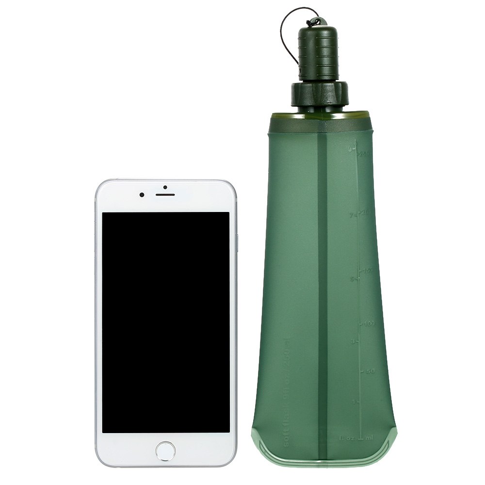 250ml 500ml sport waterfles waterzak tpu opvouwbare zachte fles hardlopen kamperen wandelen fiets waterzak opvouwbare drinkfles
