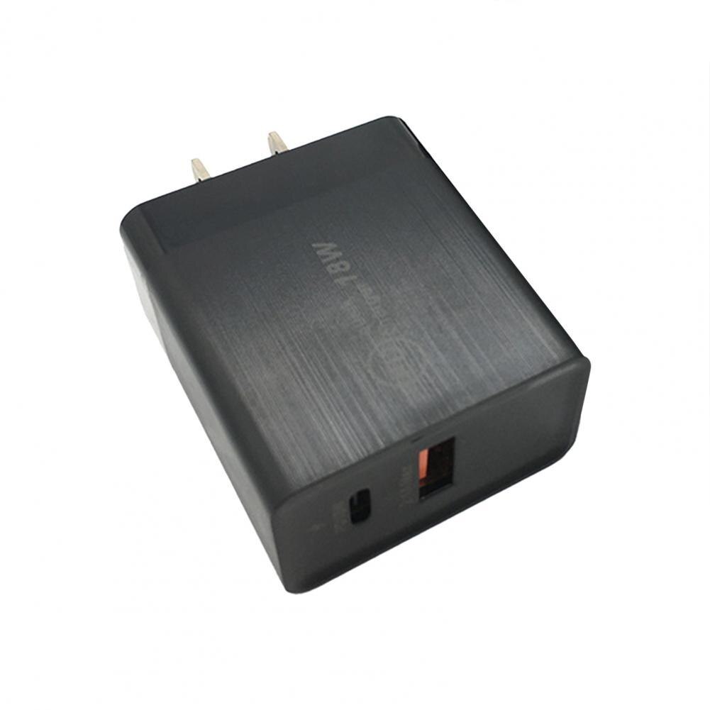 Multi-schutz Leichte PD18W QC 3,0 USB Smartphone Ladegerät Adapter für Android: Black US Plug