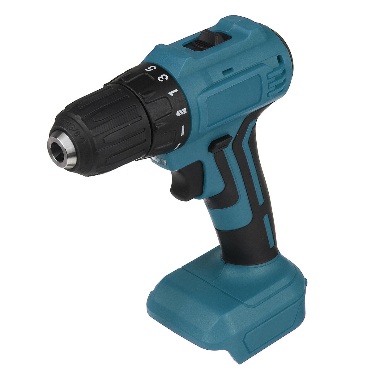 10mm 13mm Cordless Brushless Electric Drill 2 Speed 90NM Screwdriver Mini Wireless Power Driver Tools For Makita 18V Battery: 10mm Blue