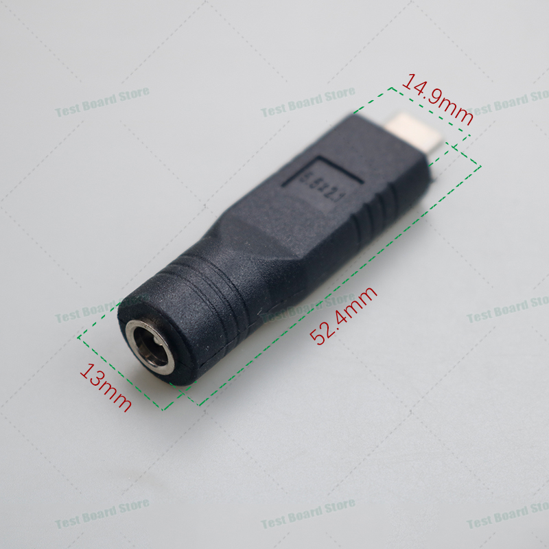 1Pcs PD Adapter USB C Type C Male To 4.0*1.7 5.5*2.1 5.5*2.5 7.4*5.0 7.9*5.5mm Female Plug Converter DC Power Jack Connector: Lavender