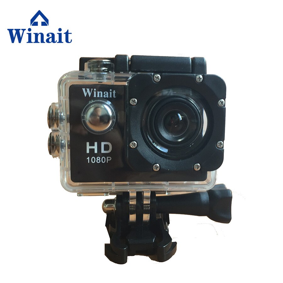 Winait 720p macchina fotografica di sport A7 impermeabile 30 metri con 2.0 ''tft di trasporto libero