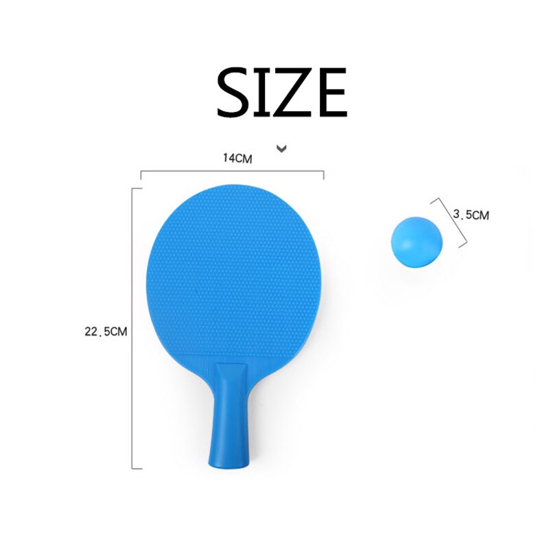 2 PCS Children Table Tennis Rackets With Two Table Tennis ABS Table Tennis Bats For Kids Family Game Exercising Hands Feet TXTB1