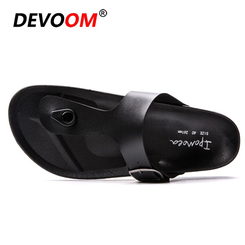 Fiske hjemmesko herre t tøffel pu øvre sommer side spænde strand sandal herre flip flop waslking fiskesko til mand