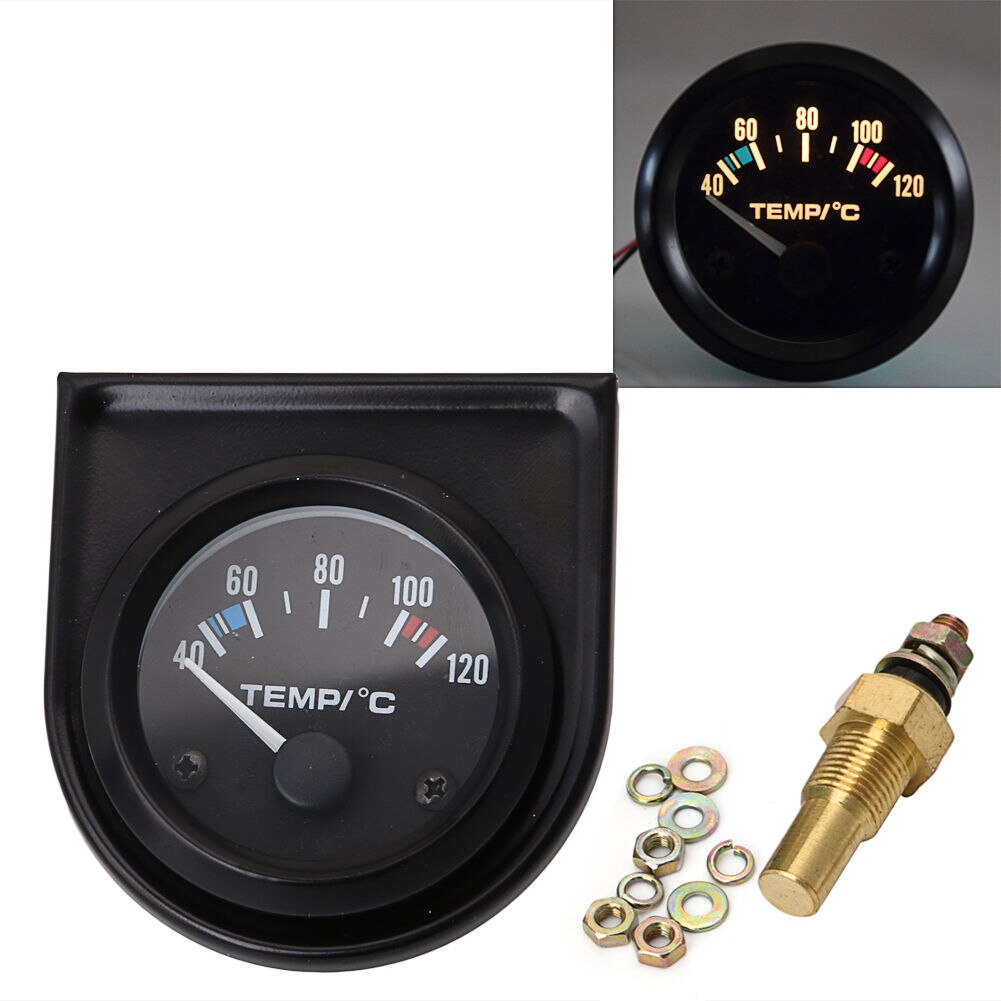 2 pouces/52mm 12V voiture numérique jauge de température de l'eau capteur de température accessoires de voiture