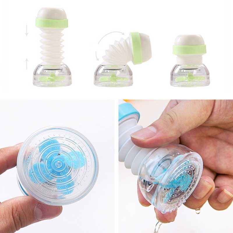 1Pcs 360 Graden Draaibare Kraan Filter Swivel Tap Extender Anti-Splash Water Filter Hoofd Sproeikop Keuken Accessoires