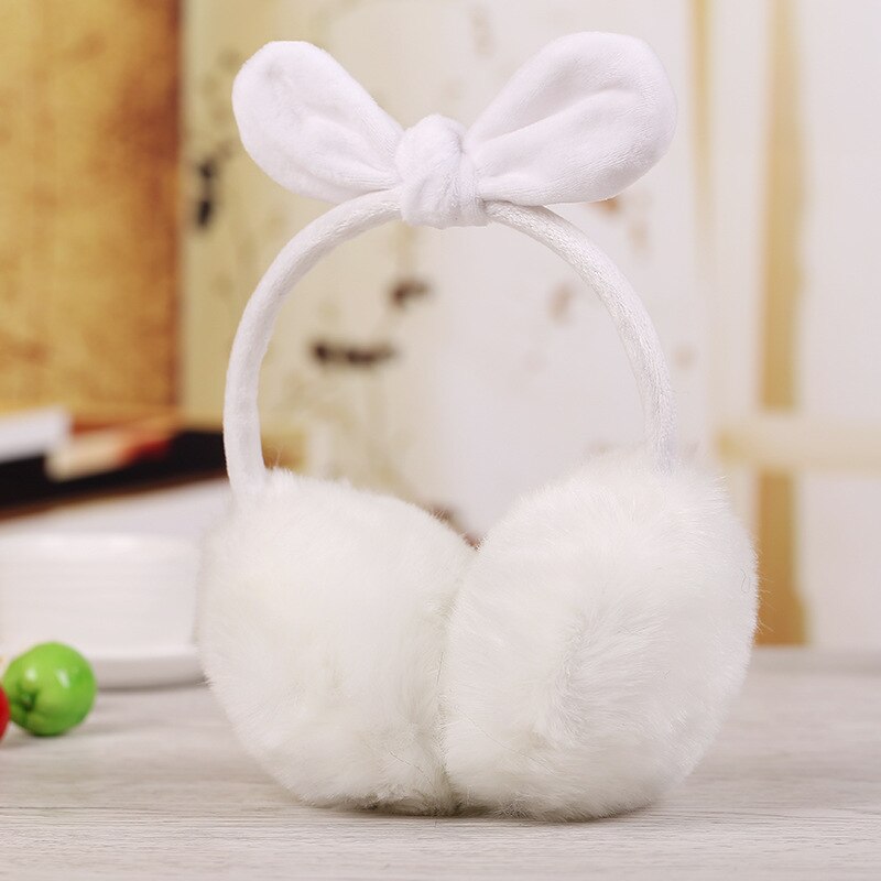 Warm Fur Earmuffs Adult Children Winter Women Men Lovers Ear Muffs Warmer Earflap Headband Fur Round Unisex Earmuffs: B-4