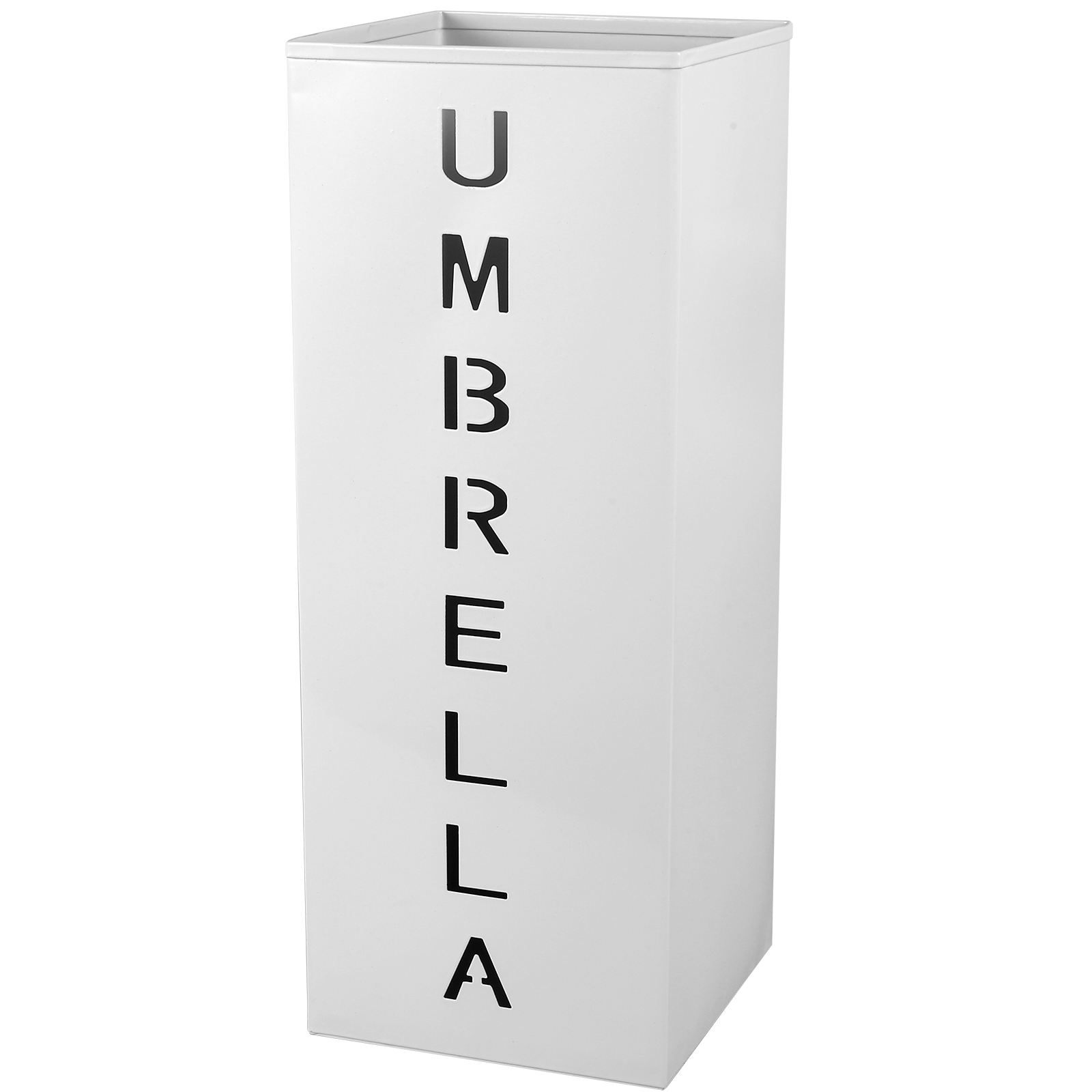 Metal Umbrella Stand Square Free Standing Umbrella Rack Decorative Umbrella Holder Bin Multipurpose Walking Sticks Holder Home: Blue