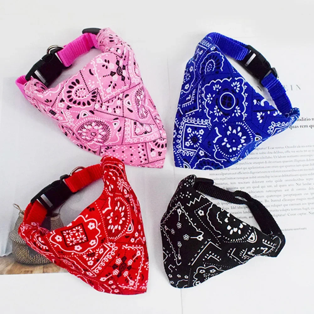 Pañuelo para perro, bufanda para cachorro y gato, collares ajustables para perros pequeños, medianos y grandes, pañuelo para mascotas, Baberos, accesorios de vestir
