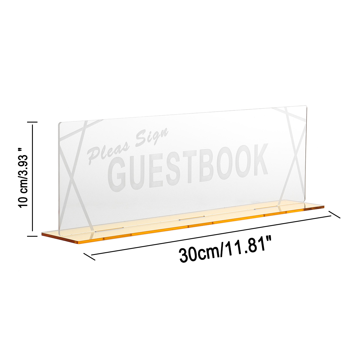 Wedding Acrylic Frame Welcome Guests Word Signs Wedding Party Decor Favor Acrylic Guest Book