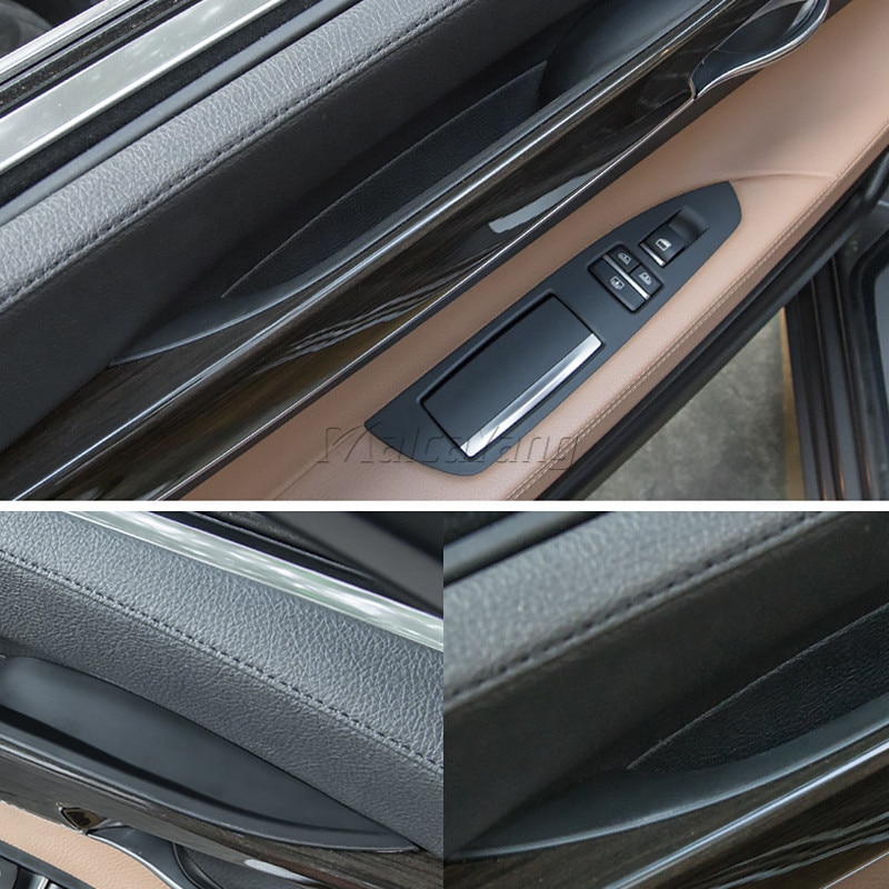 Interior Door Handle For BMW F01 F02 7-Series Car ABS Plastic lnner Doors Panel Handle Pull Trim Cover