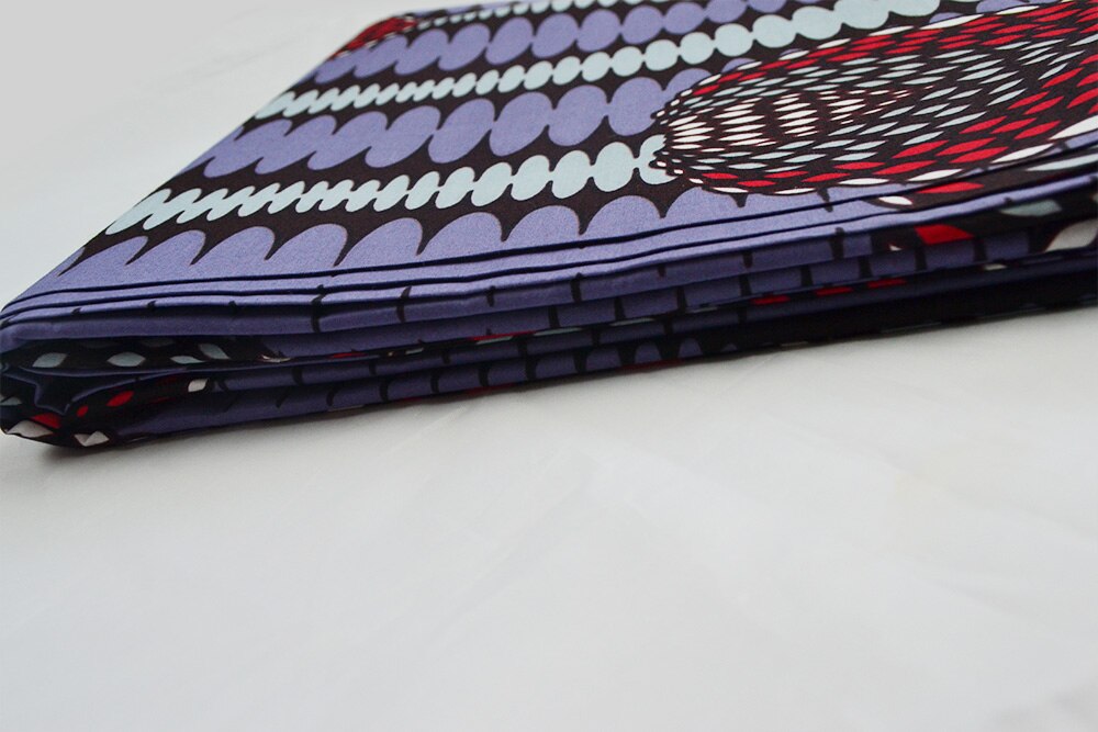 6 Yards Ankara Wax Fabric African Print for Sewing Super Real Wax Pagne Africain 100% Cotton Loincloth for Dress 40x40