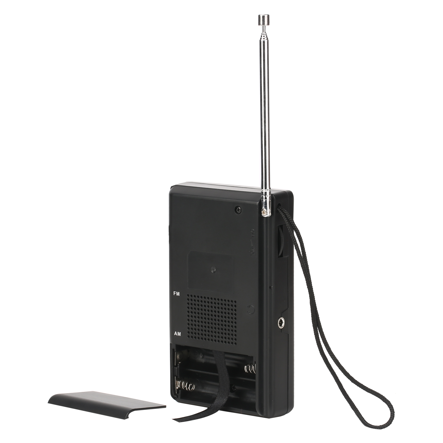Przenośne mini radio AM / FM dwuzakresowe stereofoniczne radio kieszonkowe odpowiednie do pieszych wędrówek kempingowych z gniazdem słuchawkowym