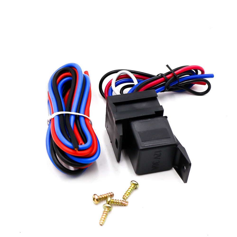 Universal 12V 30A Car LED Carbon Fiber Toggle Ignition Switch Panel Auto Engine Start Push Button Racing