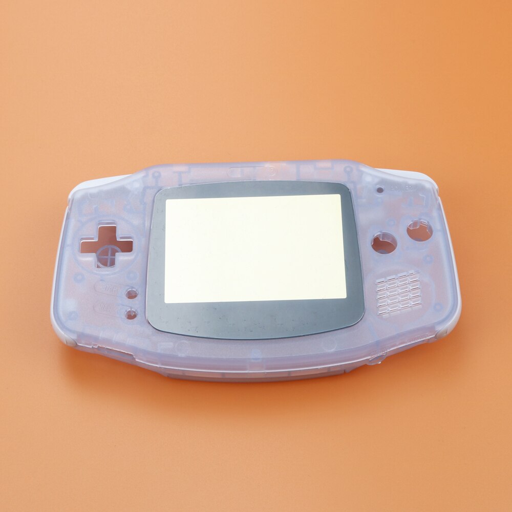 Full set housing shell cover case w/conductive rubber pad buttons+Screen Lens Protector for GameBoy Advance for GBA console: K