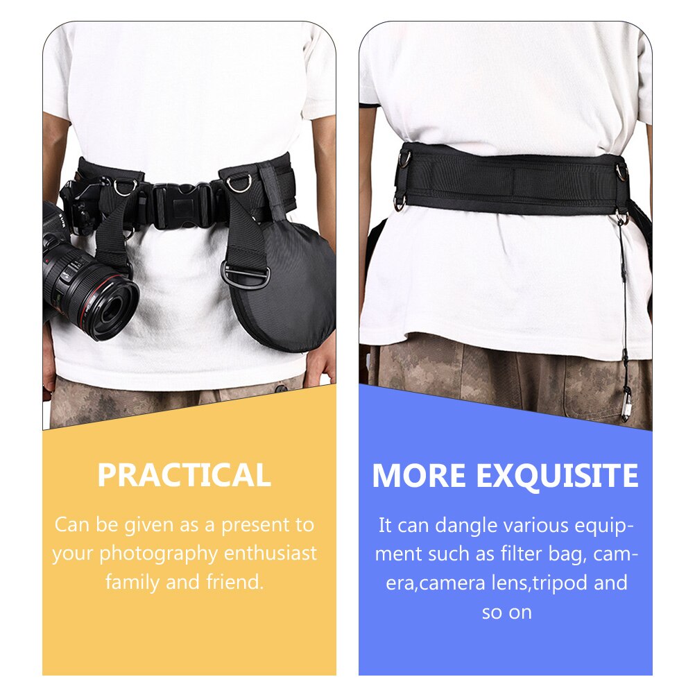 Camera Waist Belt Photography Travel Nylon Outdoor Camera Waist Strap Camera Fasten Belt Camera Strap