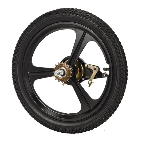 12/14/16 Inch Disc Brake V-brake Wheel Hub for Children Bicycles: Burgundy