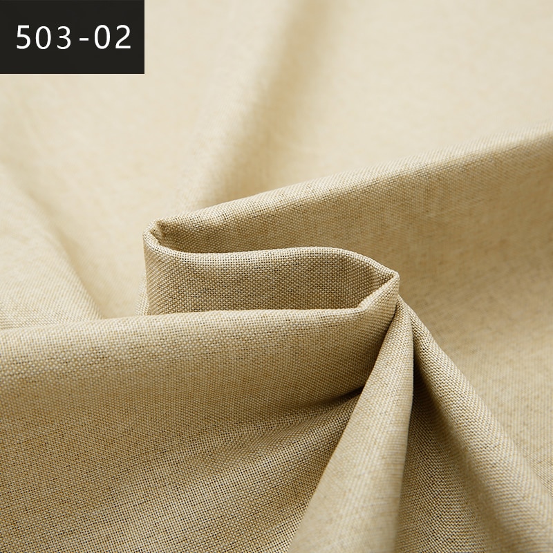 Fabric for sofa Linen fabric material polyester upholstery fabric for table DIY and sewing