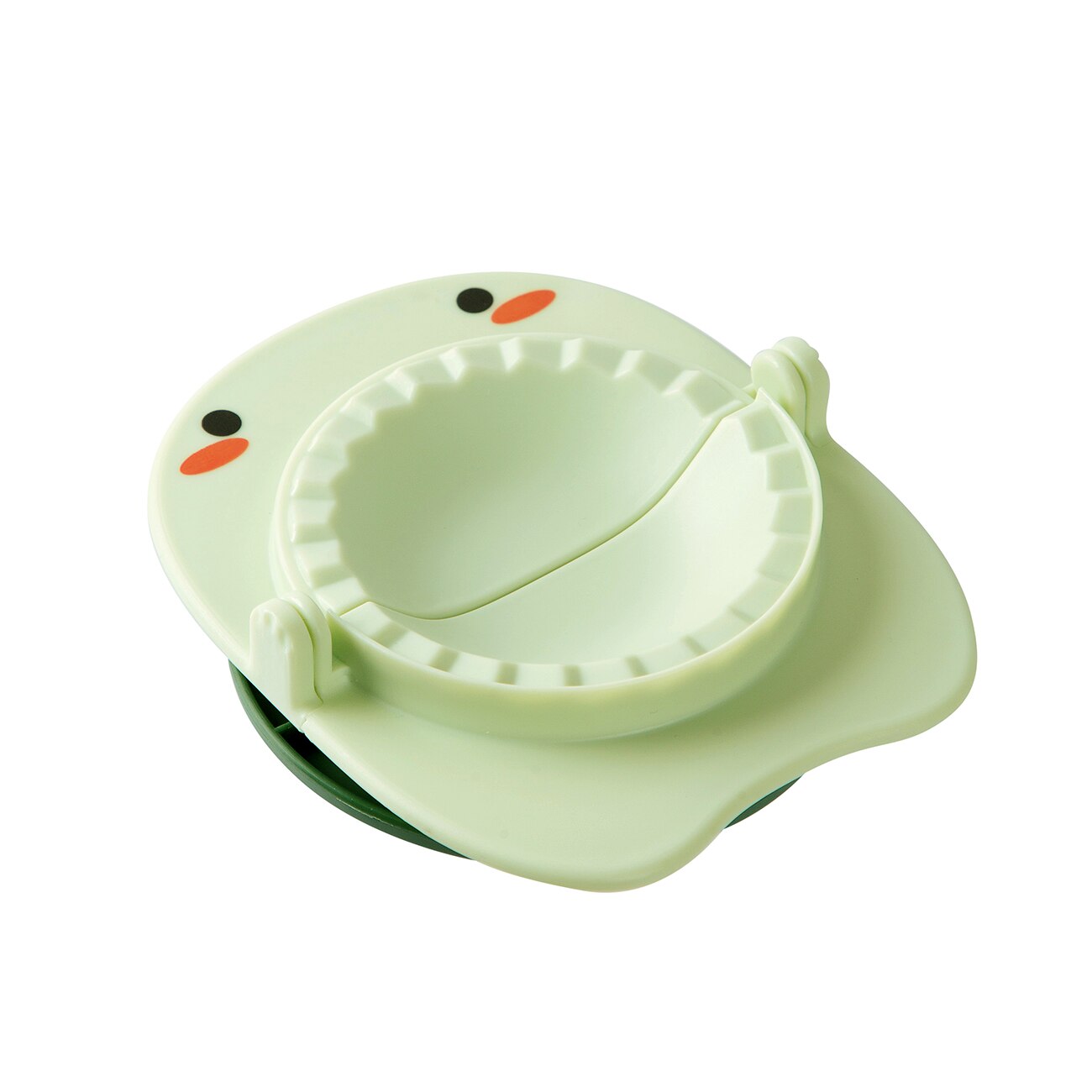 Moule à raviolis chinois, ustensile de cuisine, pour faire des raviolis et des tartes: green