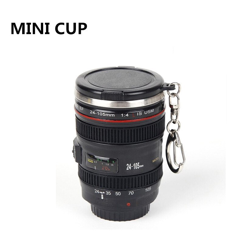 450ml SLR Camera 70-200 Camera Lens Mug Coffee Mug With Lid Fantastic Stainless Steel Milk Caneca Lente Drinkware Cups