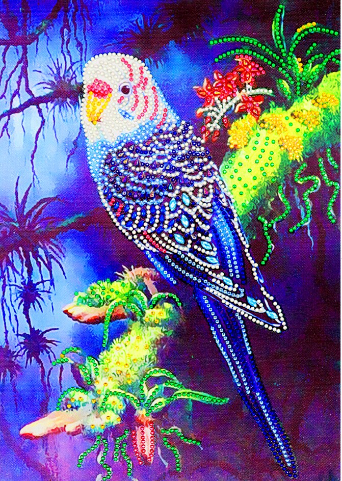 AZQSD spécial forme diamant peinture mosaïque animaux broderies diamant broderie hibou artisanat 24x34cm: R8451