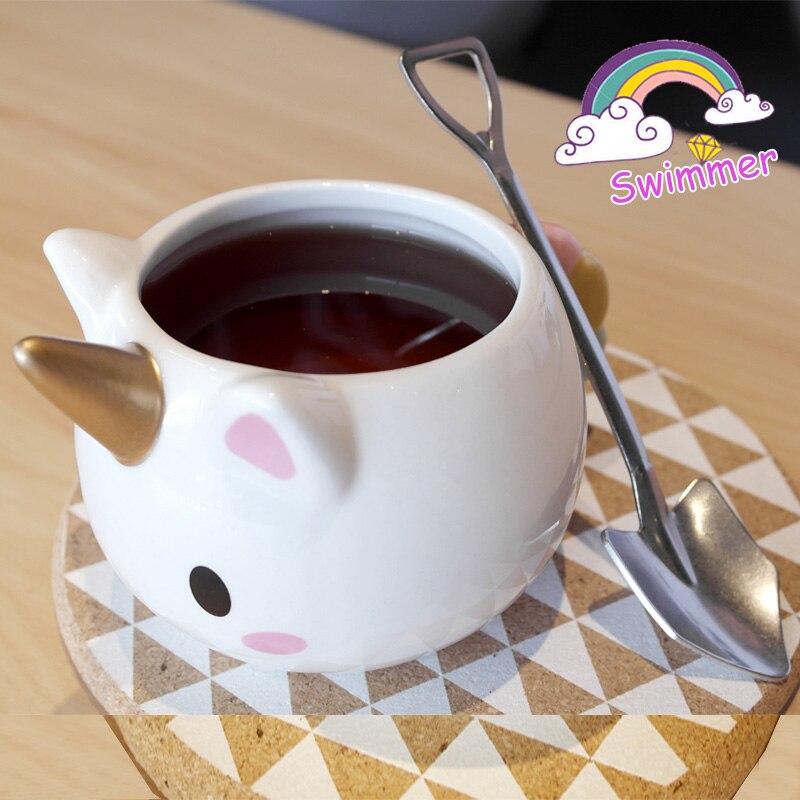 Unicorn Mug 3D Ceramic Mugs Coffee Mug Big Milk Tea Cup Unique Cute Cartoon 350ml Porcelain Cups Tumbler Best