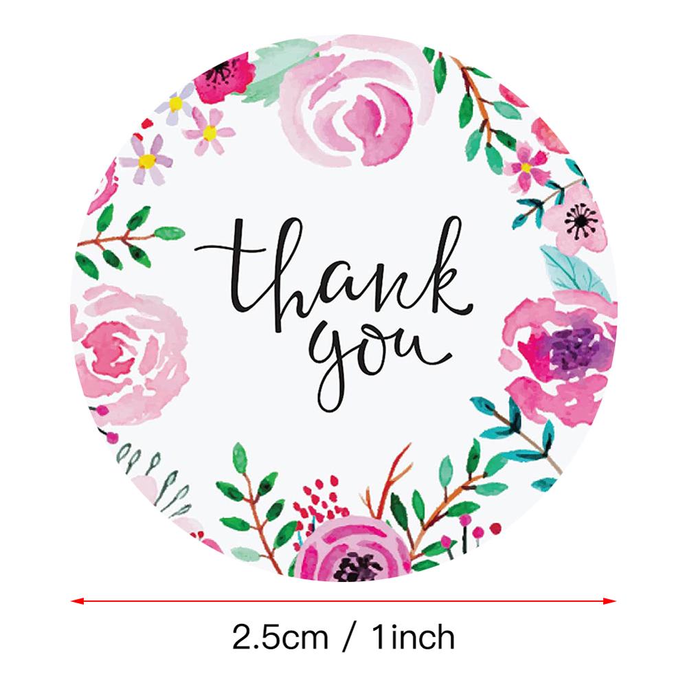 500x Thank You Stickers Stickers Packaging Sealing Stickers Office School Supplies Cute Stationery Per Volume Sticker Label