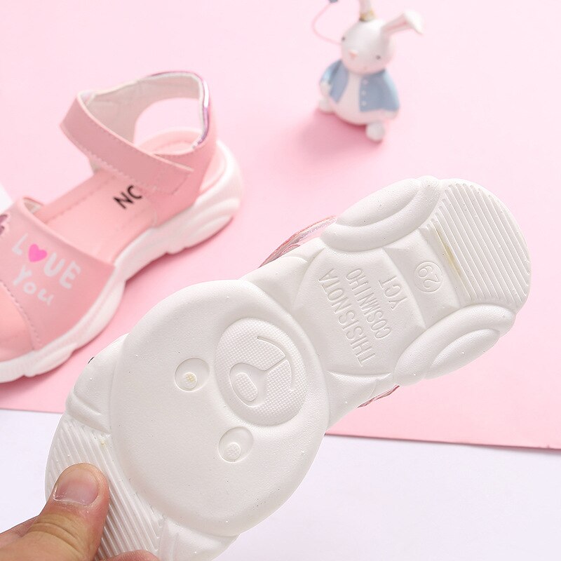 Summer Outdoor Girls Sandals Kids Sandals Children Shoes Cut-outs Soft Sole School Shoes Breathable Open Toe Casual Girl Sandal
