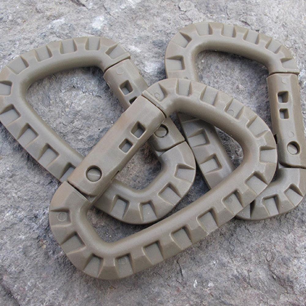 Shackle Carabiner Clip Webbing Backpack Buckle Snap climb Mountain Climbing Outdoor Hike Lock Accessories W8L9