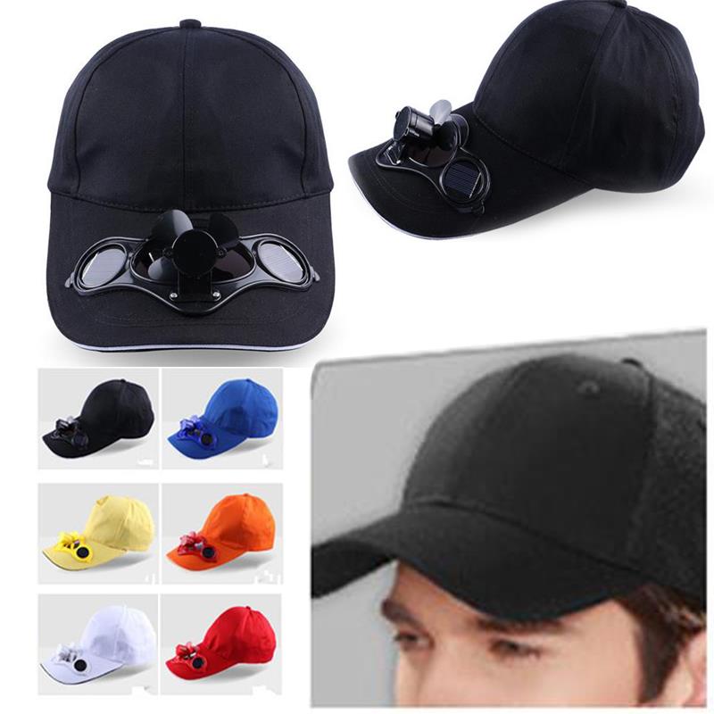 Gorra con ventilador Solar para verano, gorro de pesca con ventilador Solar, para deportes al aire libre, ciclismo, refrigeración, gorra de béisbol, deporte, viajes al aire libre
