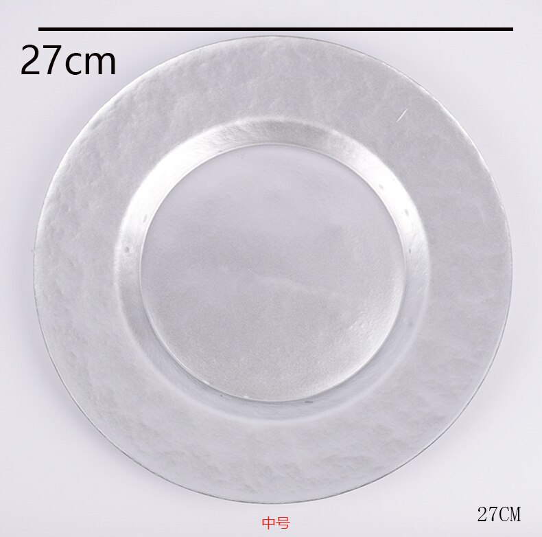 Europeisk modell rom hotell glass servise måltid tallerken sett luksus bord myk dekor middag tallerkener satt salat tallerken kake tallerken: 3
