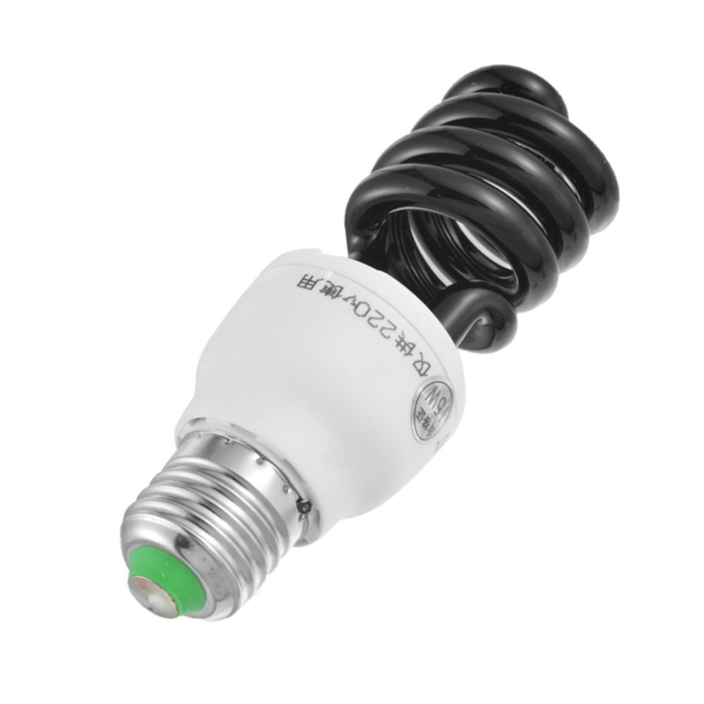 E27 ac220v uv-lampa ultraviolett fluorescerande glödlampa lampa energisparande ljus: 15w