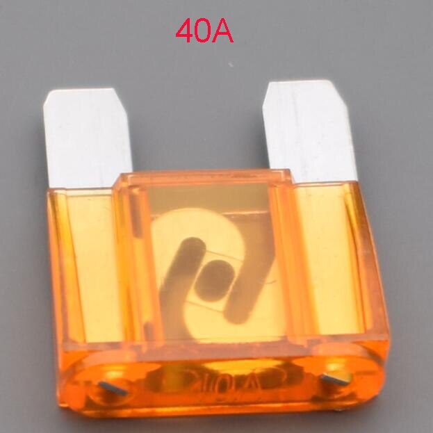 Shhworldsea 1 st maxi 20a 30a 40a 50a 60a 70a 80a 100a 120a blad säkring sortiment bil bil motorcykel suv säkringar: Orange