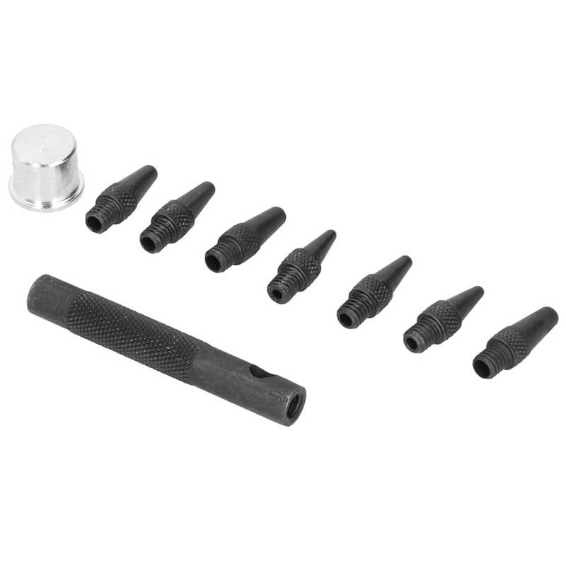 Leather Punch Set Changeable Head High Hardness With Anti-slip Handle Multiple Specifications 2‑5mm Hole Punch Set Belt for
