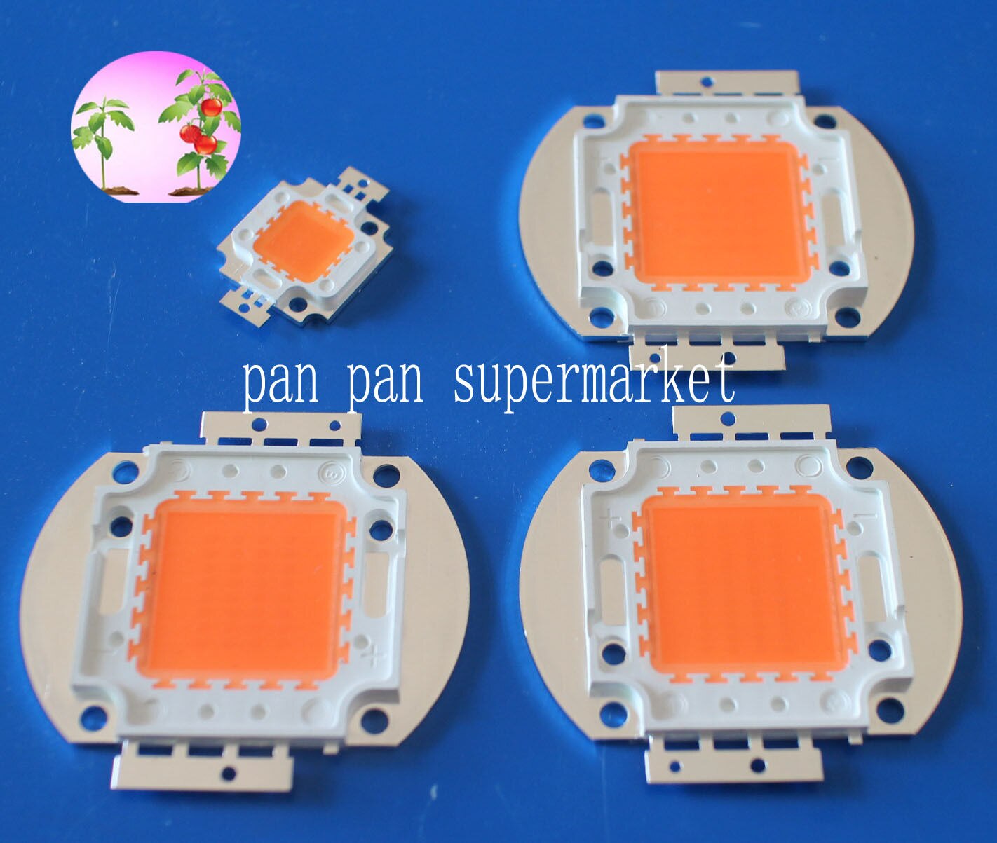Täyden spektrin led kasvaa siru 380-840nm real wattia 1w 3w 10w 20w 30w 50w 100w 35 mil led kasvivalot valo