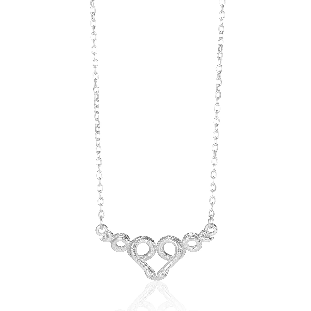 Mode Hart Medaillon Hangers Kettingen Vrouw Rvs Kettingen Maagd Meisjes Sieraden Goud Kleur Ketting Link Accessoires: Black Zinc Plated