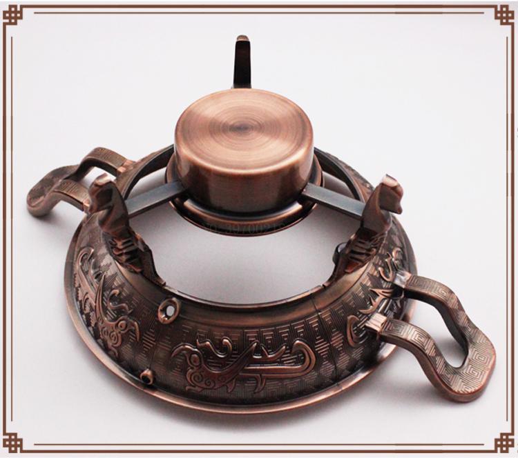 1.5L Verdikte Rvs Alcohol Pot Chinese Stijl Antieke Stoofpot Pot Komfoor Buffet Alcohol Kachel Mini Pot