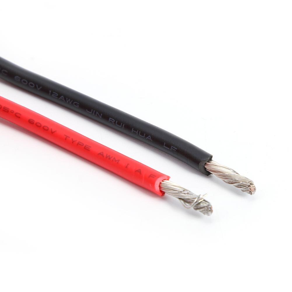 1m Short Wave 30A Fuse Power Supply Cable Cord Wire for Yaesu FT-857D/897D Radio High Temperature Resistance 105 Degrees