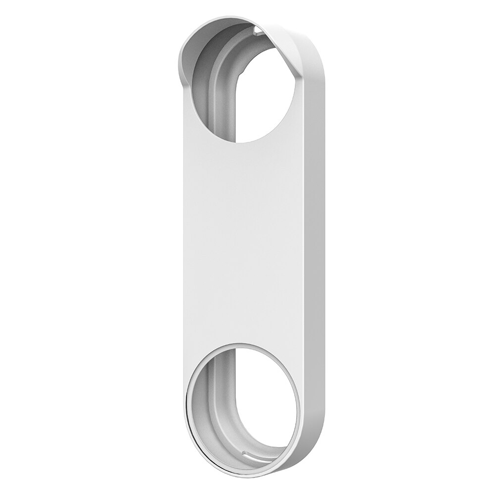 Silicone Case for Google Nest Doorbell Protective Cover Waterproof Dustproof Silica Cover for Google Nest Doorbell Battery Model: White