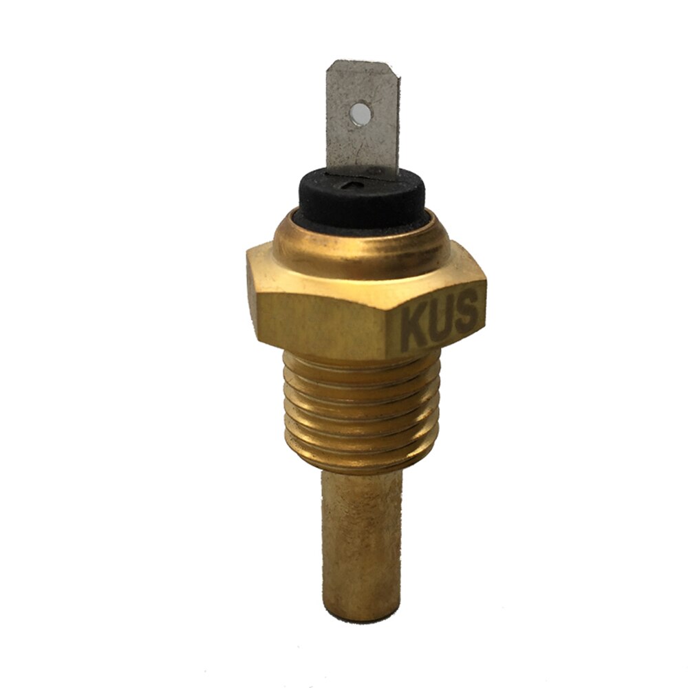 Medidor de temperatura de aceite Digital LCD Universal, 52mm, 50-150 ℃, para barco, camión, 12V, 24V, con retroiluminación roja: 1 4-18NPT No alarm