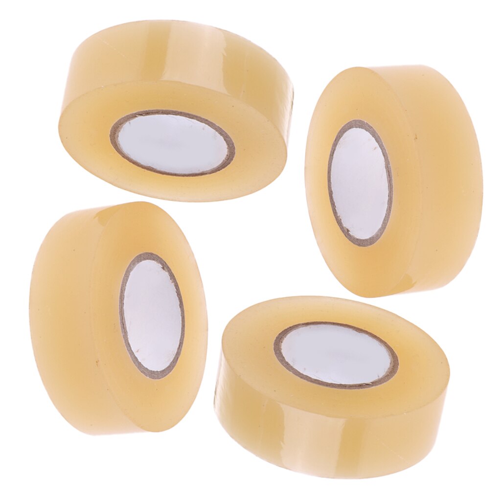 Premium pvc klar ishockey / rulle hockey ben tape / sokke tape  x 4 ruller